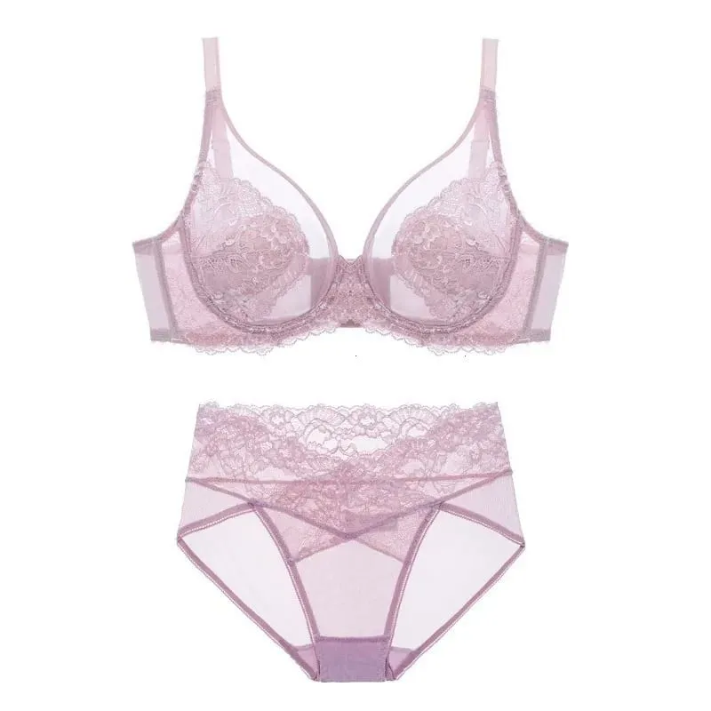 Conjunto de roupa íntima feminina ultrafina, copo cheio, conjunto para busto lisonjeiro e prevenção de flacidez, sem coleção de seios laterais — image 8