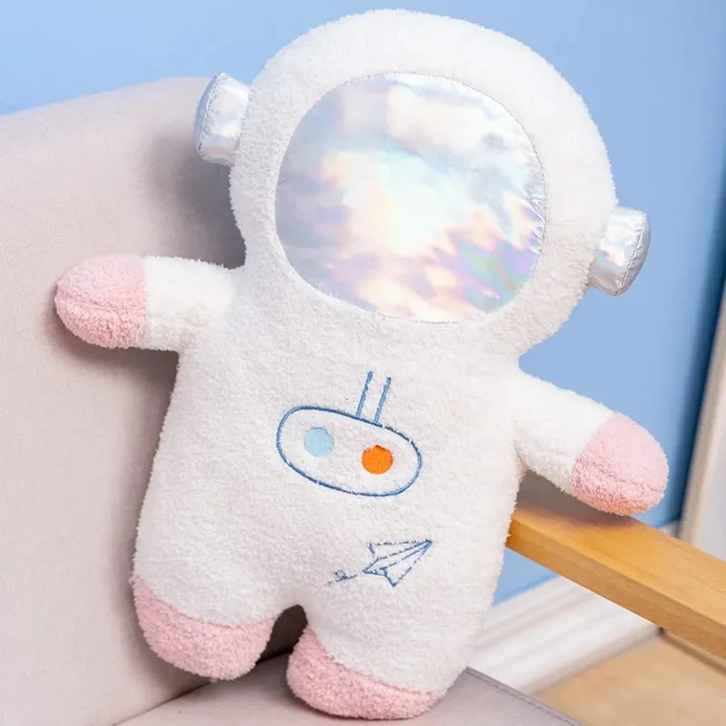 Quente 58cm foguete de pelúcia astronauta brinquedo recheado nave espacial lance travesseiro decoração para casa presente aniversário espaço descoberta educacional para crianças