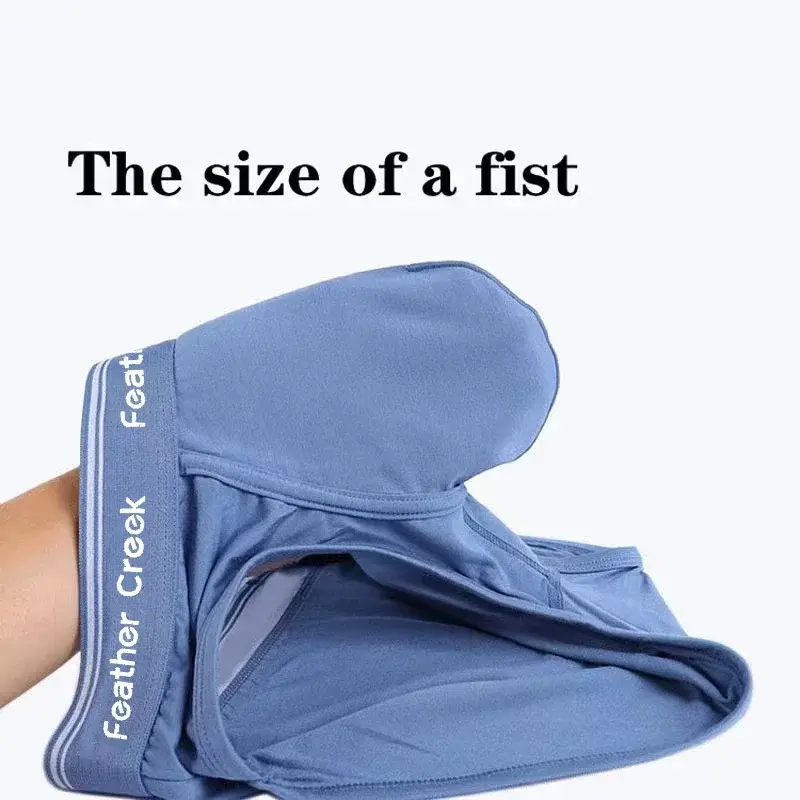Calcinha masculina com bolsa grande em u, bolso frontal convexo, pé plano, triângulo, sexy, roupa íntima da moda para homens
