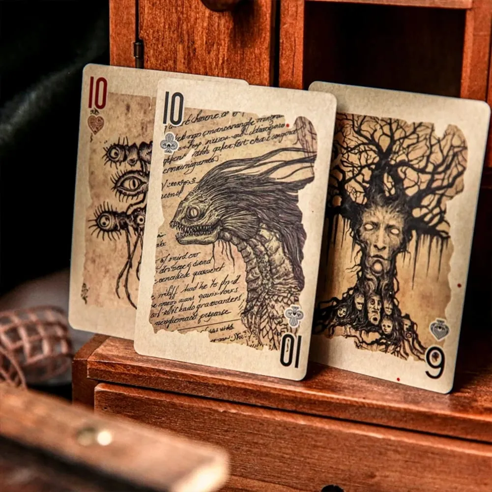 Para cthulhu mitos cartas de jogo de alto valor monstro ilustrado cartas para reuniões de amigos cartas de jogo de tabuleiro cartas de pôquer — image 4