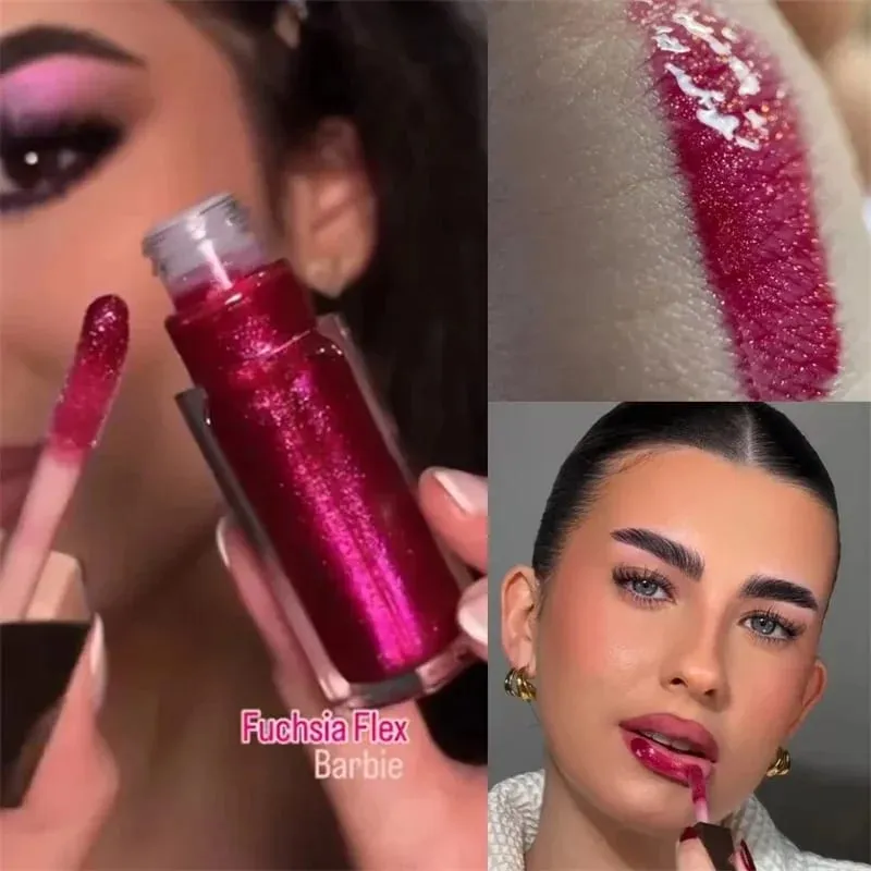 Fenty Beauty Transparent Lip Gloss Multicolor Moisten Shine Glitter Lip Plumper Makeup Beginner Liquid Lipstick Makeup Cosmetics
