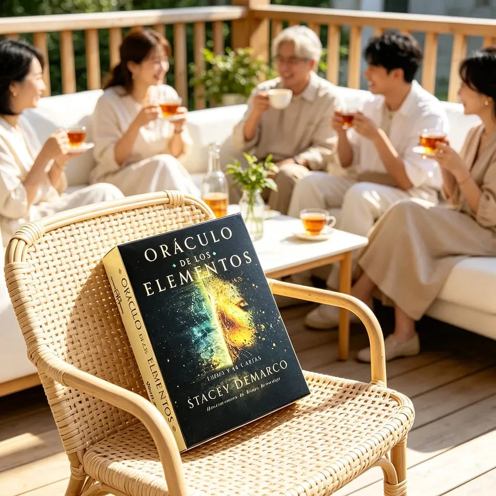 Oráculo de los elementos oráculo cartas baralho de 44 cartas, versão espanhola, orientação espiritual elementar, jogos de tabuleiro de adivinhação