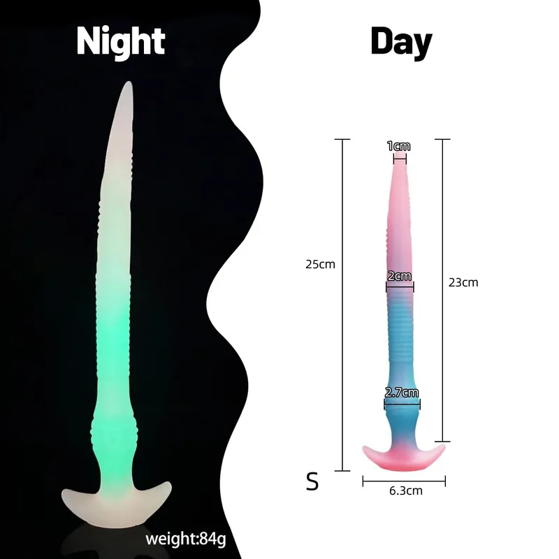 柔軟液體矽膠長觸手肛門塞適合所有玩家作為成人性玩具陰道和肛門刺激裝置