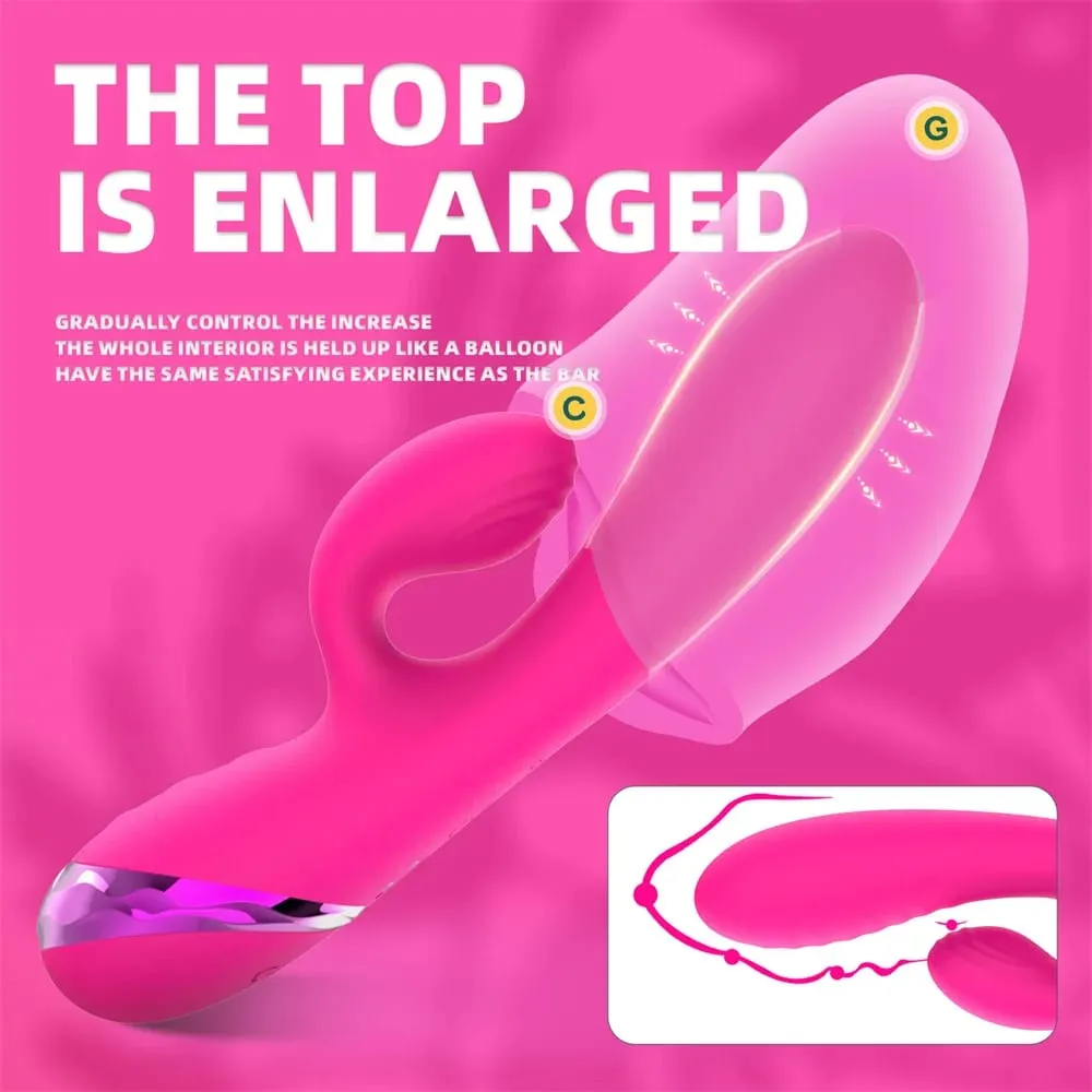 Inflatable Expansion G Spot Massager Clitoris Stimulator AV Vibrator Sex Toys for Women Sexual Wellness Product Adult Products