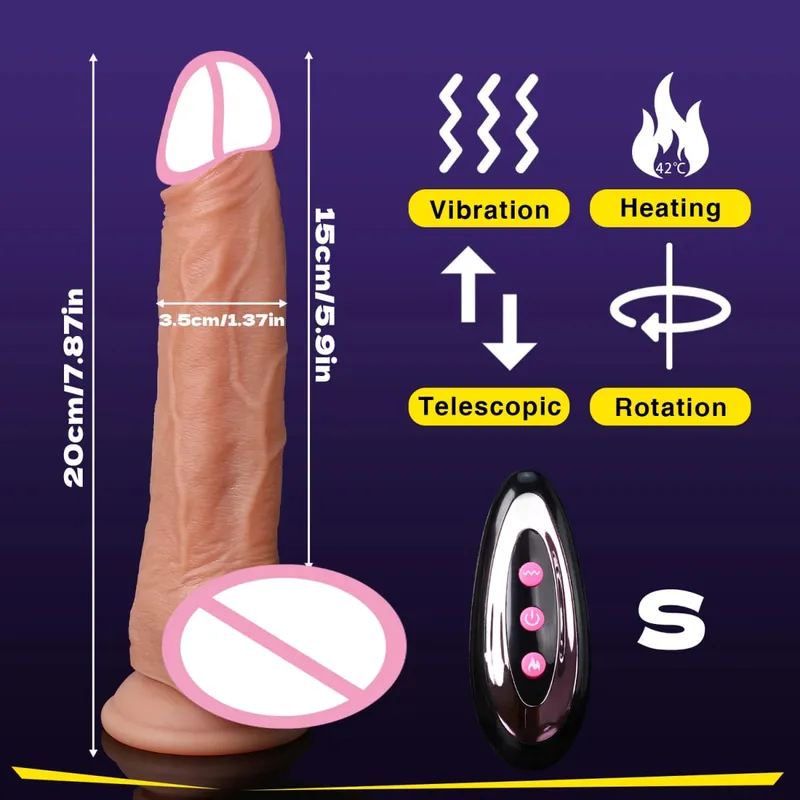 Vibrador realista vibrador impulso pênis língua lambendo clitóris dupla penetração anal máquina de sexo orgasmo rápido para mulher brinquedo sexual