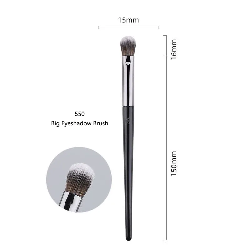 1pc pro pincéis de maquiagem fundação pó fã compõem escova contorno 3d pontilhado sombra corretivo ângulo sobrancelha sombra ferramentas