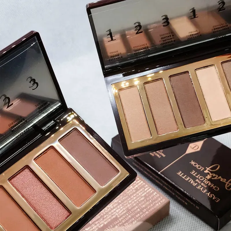 Luxury Charlotte Tilbury Brand Makeup 6 Colors Eye Shadow Disc 8.2g Matte Pearl Finish Naked Color Series Beauty Eye Cosmetics