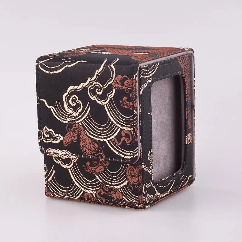 120+ Trading Card Deck Box With Display Window MTG PTCG TCG Board Games Collectible Card Cases YGO Magnetic Organiser Case Gift