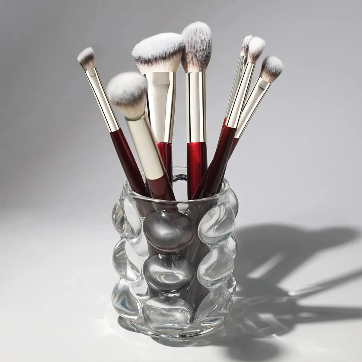 Makeup Brushes 9Pcs Professional Makeup Brush Set Premium Synthetic Brushes for Foundation Powder Blush Eyeshadow Soft