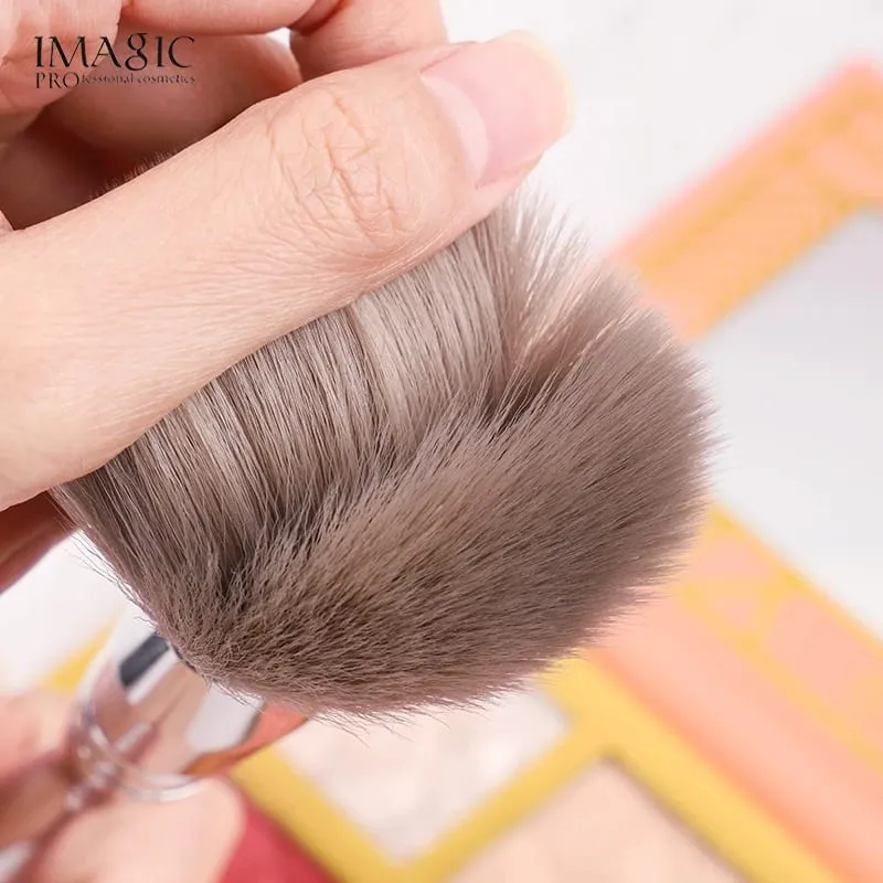 Conjunto de base de maquiagem com 13 pincéis profissionais, blush, sombra, corretivo, lábios, ferramenta de beleza