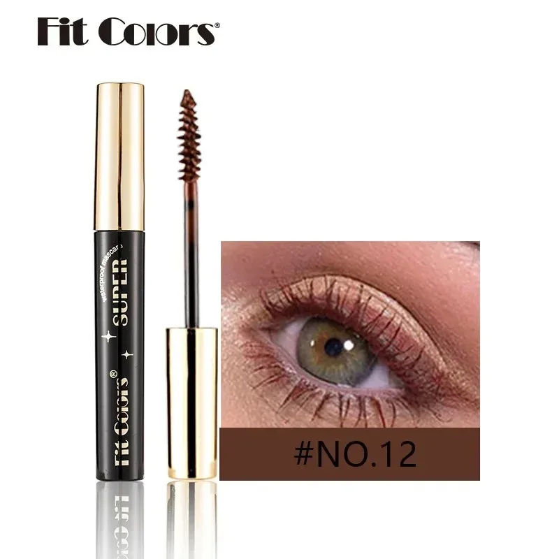Rímel colorido maquiagem 4d sedoso natural cílios longos rímel à prova dwaterproof água extensão de longa duração grosso curling rímel