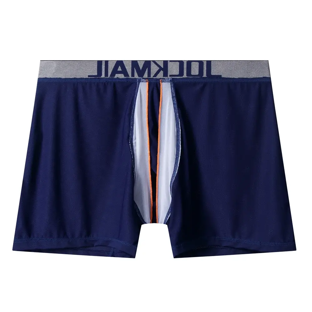 Sexy Men Underwear Men's Boxer 3D Hammock-shaped Pouch Designed Breathable Mesh Panels Men Boxershorts Trunk Male Underpants