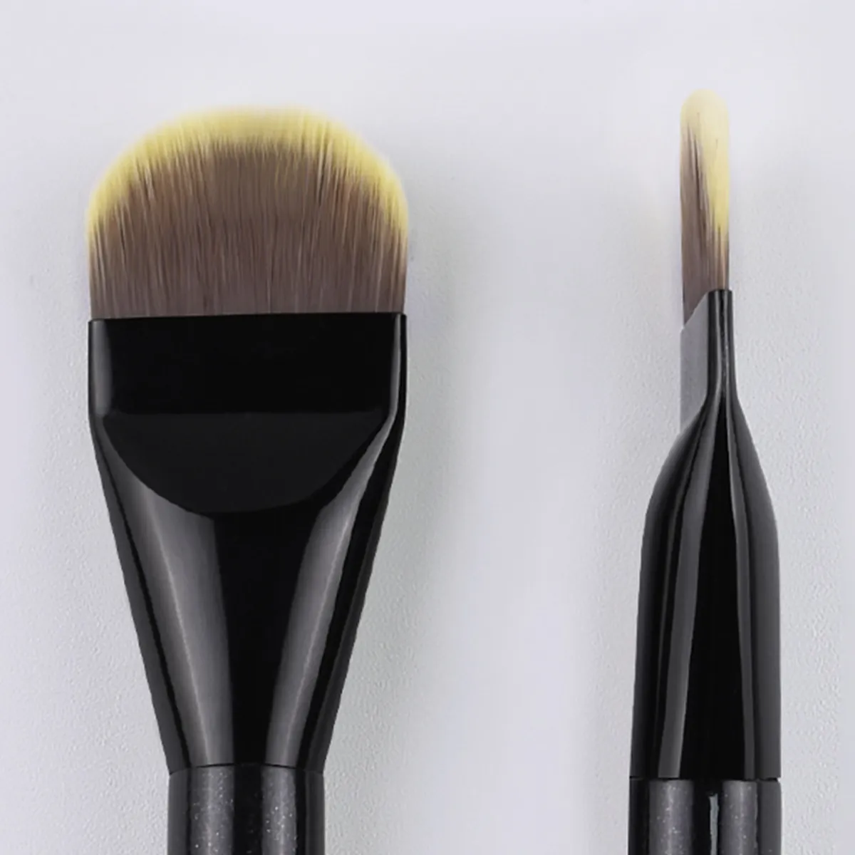 Pincéis de maquiagem fundação escova profissional língua em forma de líquido fundação corretivo escova feminino rosto base maquiagem ferramentas de beleza