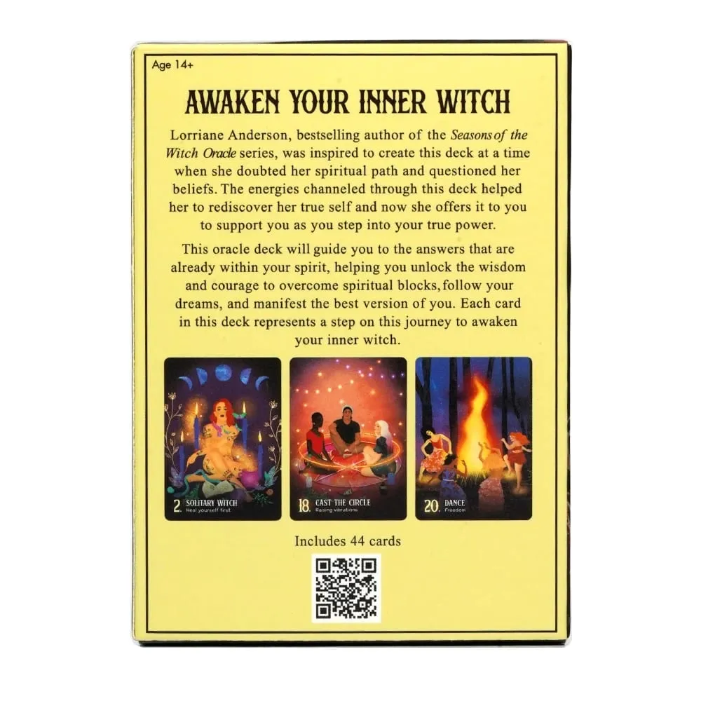 Witching Hour Oracle Deck Desperte sua magia interior Lorriane Anderson Olivia Bürki 44 cartas Orientação espiritual Autodescoberta Witc