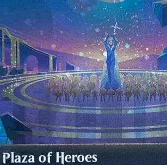 LK61 Galaxy Foil Templo Eldrazi Cavernas de Pedras Preciosas Santuário Sem Deus Galaxy Foil Cartões Proxy TCG de alta qualidade (Núcleo Preto)