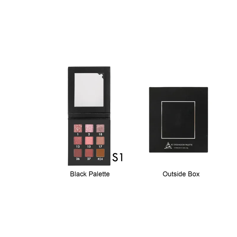 Alta pigmentada shimmer sombra fosco cosméticos paleta de sombra personalizada vegan compõem venda quente sombra de olho
