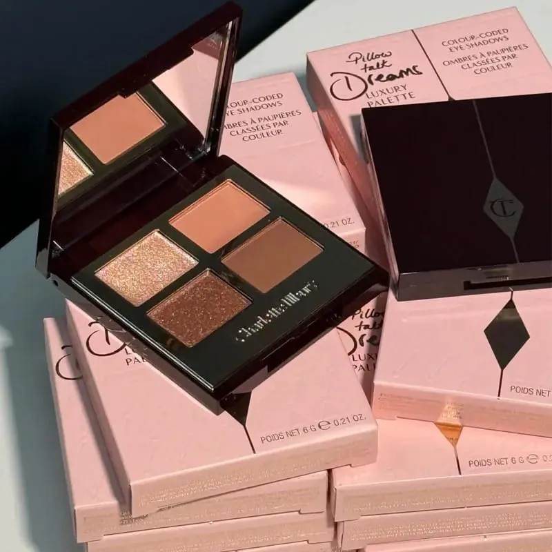 Conjunto de maquiagem luxuoso ct, paleta de sombra de quatro cores, pó fosco, efeito corretivo facial, batom de alta qualidade, cosméticos femininos