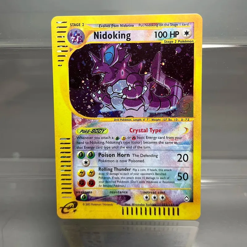 PKM 全像單代理卡 Lugia Charizard Venusaur 箔遊戲收藏卡 PTCG 兒童玩具