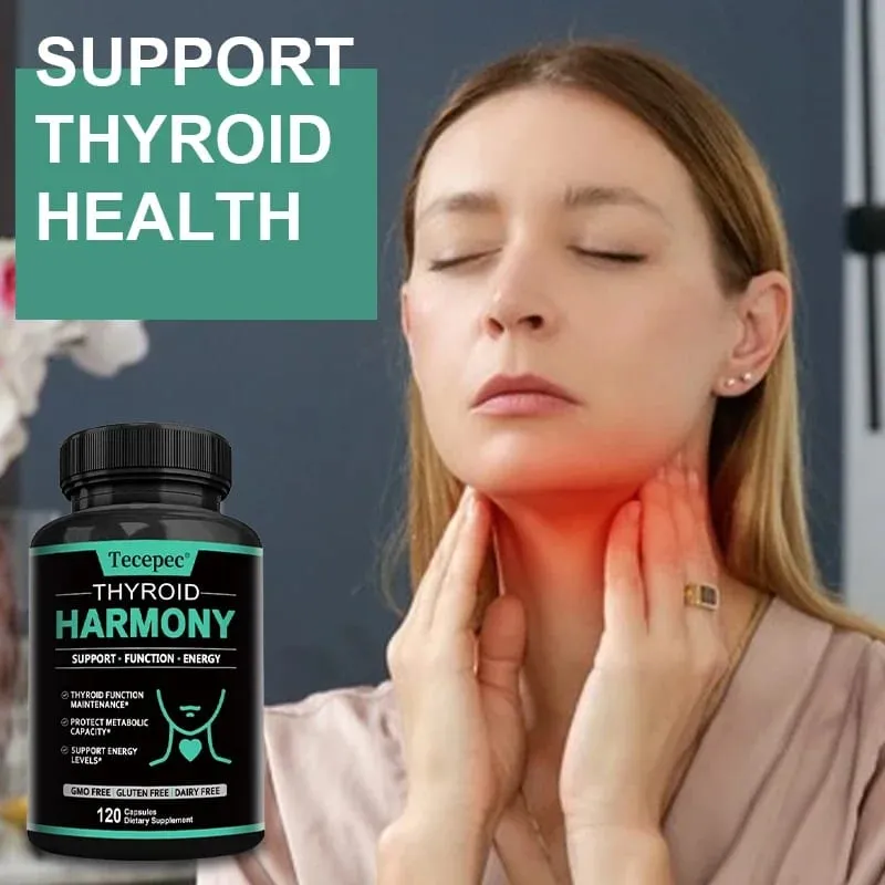 Thyroid Support Capsules - Supports thyroid health metabolic capacity supports energy levels