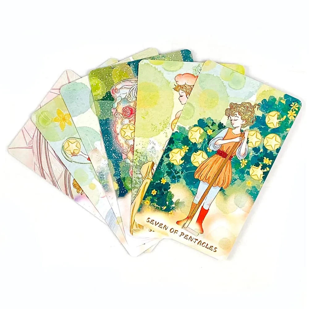 Novo requintado tarô serenidade baralho de tarô um 80 pçs destino adivinhação cartas de tarô fortuna dizendo jogos de cartas festa de família jogo de tabuleiro