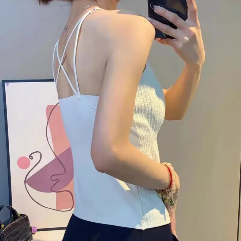 Summer Bra Black Corset Active Big Size Bralette Anti Sagging Bra Vest Topic Camisole&tanks Traf Woman Clothing Top Traf Zara