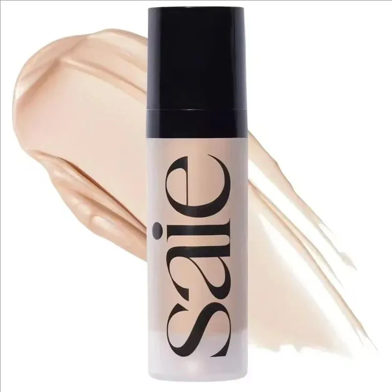 Fashion Saie Glitter Hydration Liquid Powder Blusher Moisturizing Liquid High Gloss Gel Facial Contour Cream Makeup Products