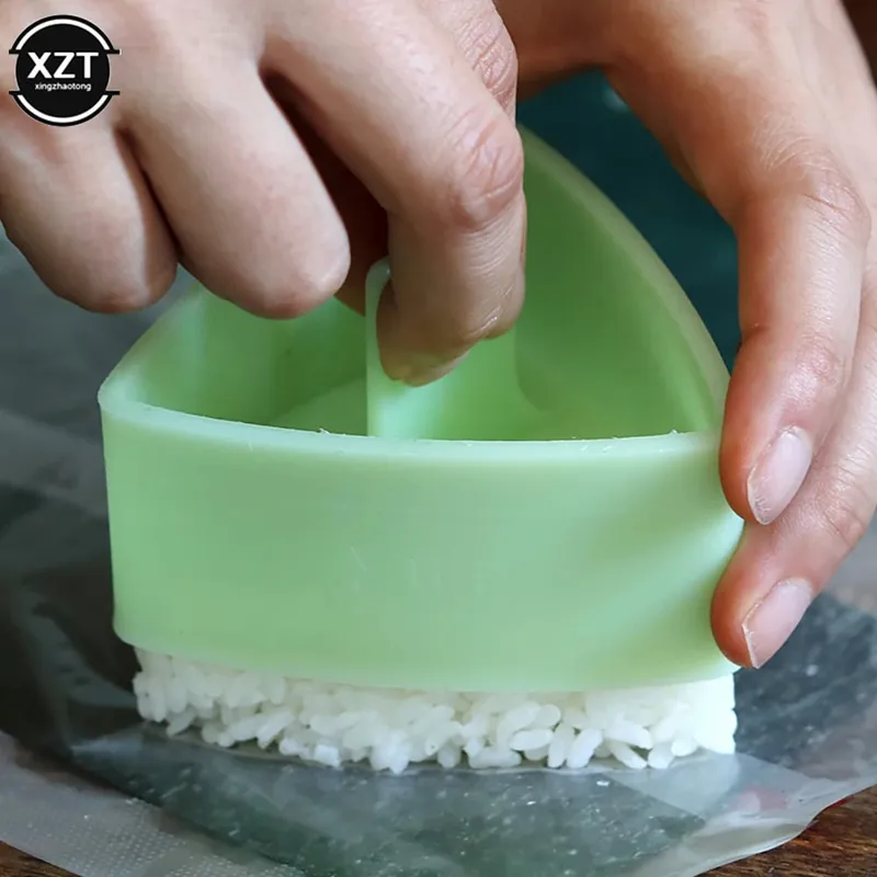 Criativo novo diy sushi molde onigiri arroz bola imprensa de alimentos triangular fabricante de sushi molde kit japonês cozinha bento acessórios