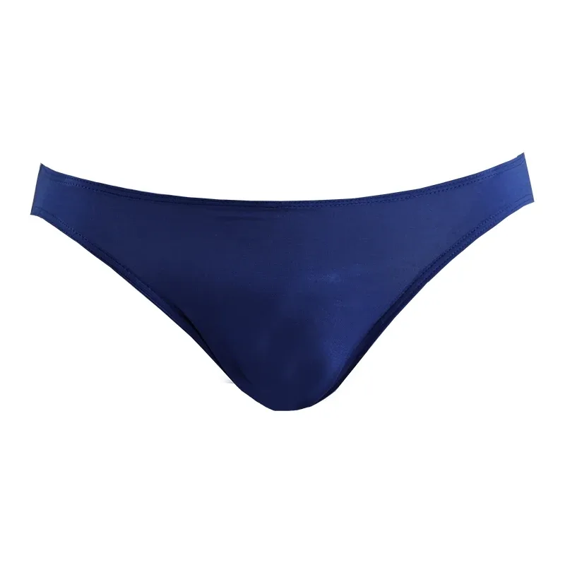 Roupa interior masculina calças triangulares pequenas u convexo modal fino estiramento sexy cintura baixa apertado cuecas laterais estreitas
