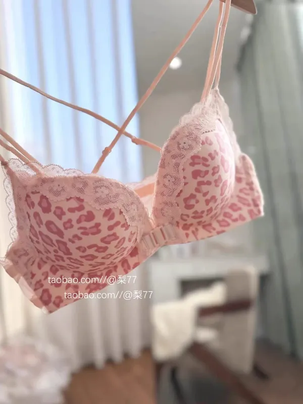 Petite conjunto de sutiã com fecho frontal, estampa de leopardo, push up, costas nuas, sexy, lingerie para festa, impulso, busto, show, formato mais completo, 32-38ab, mais vendido — image 8