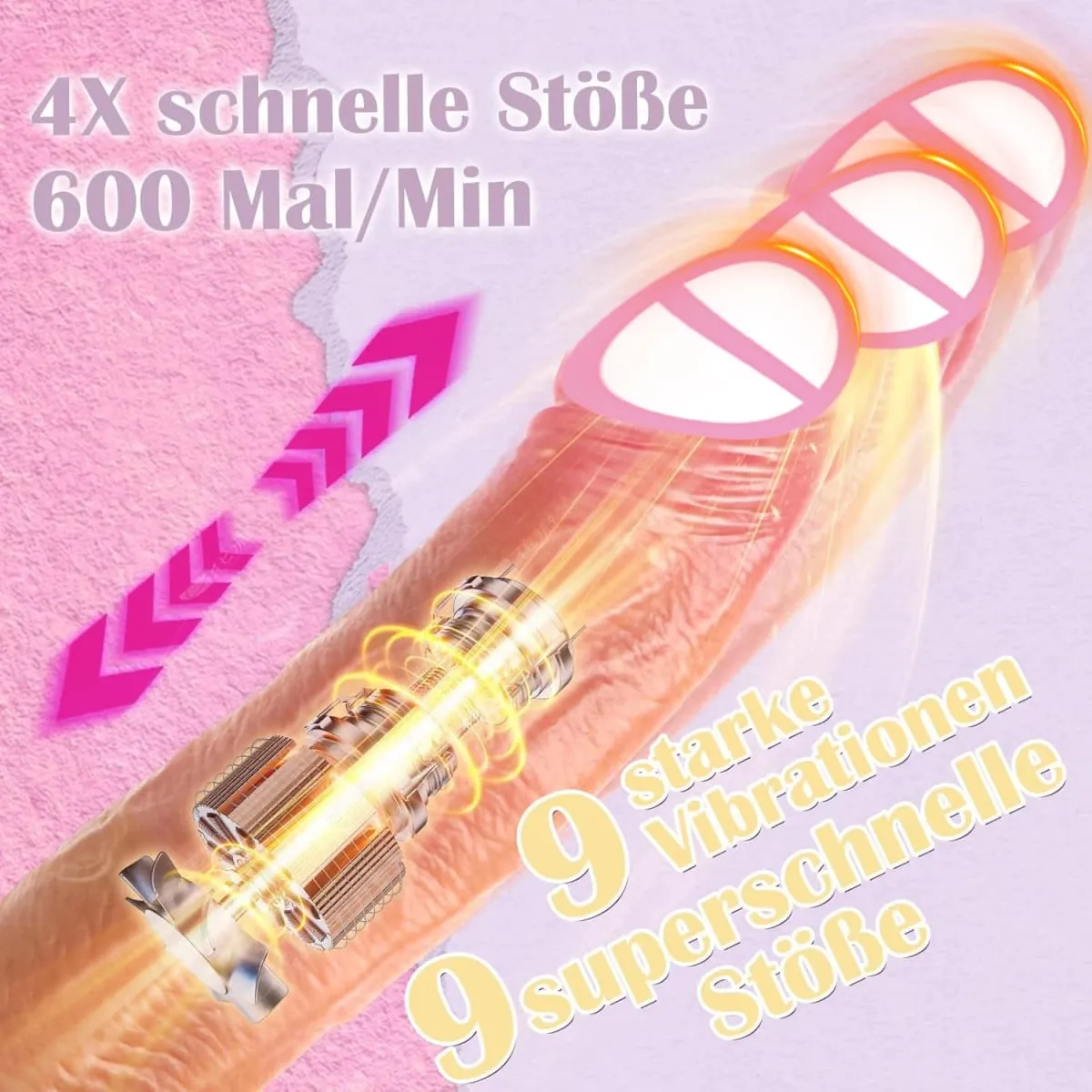 Vibrador enorme realista, vibração para masturbação feminina, penetração telescópica do pênis, vibrador anal, pau grande, brinquedos sexuais adultos sexy