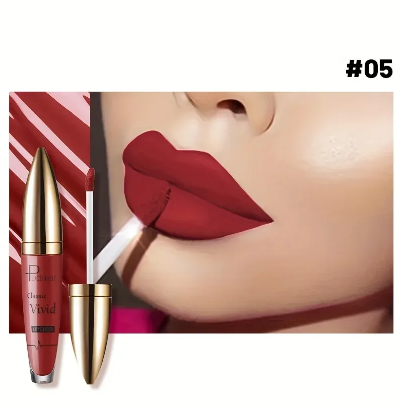 High Pigmented Matte Lip Glaze - Long-Lasting Smudge Proof Liquid Lipstick Makeup Valentine's Day Gifts Women's Day Gift