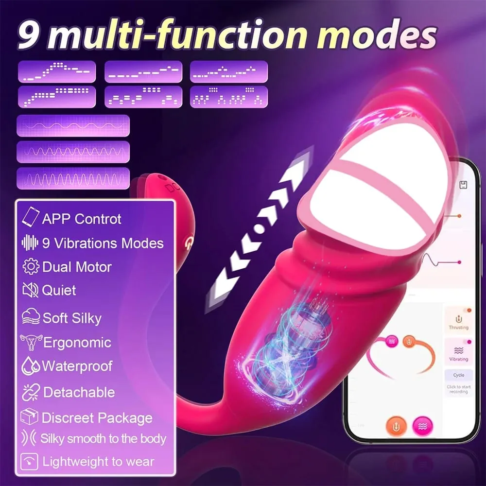 Vibradores de ponto g com controle remoto, aplicativo de longa distância, impulso vibratório, estimulador de clitóris, prazer sexual, brinquedos sexuais para mulheres