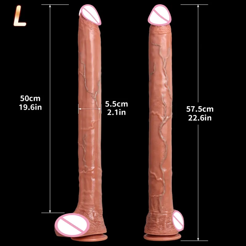 Vibradores realistas extra longos, estimulação do ponto g, toque profundo, pênis, vagina, massagem anal, penetração, pau, brinquedos sexuais para mulheres e homens