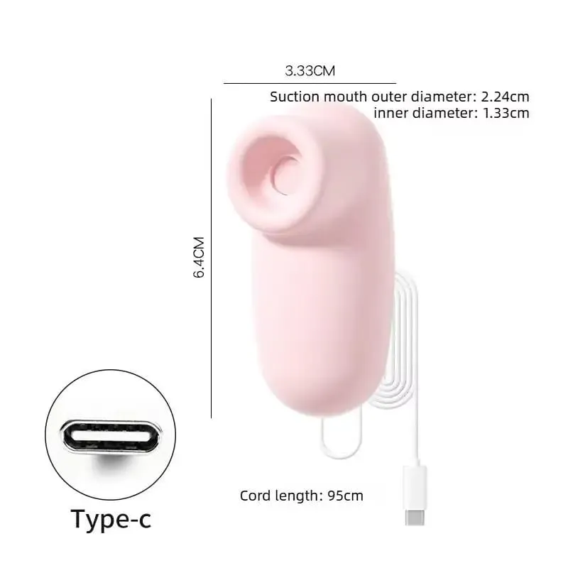 1 套吸吮陰蒂乳頭刺激器迷你陰蒂吸盤震動器適合女性初學者女性自慰器成人用品性玩具
