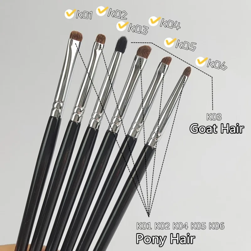 Fine Eyeshadow Makeup Brushes Set Eye Shadow Eyebrow Eyeliner Concealer Fineness Brush Kit
