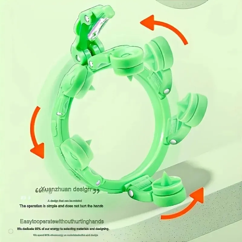水果和蔬菜工具手持式旋轉削皮器適用於蘋果梨廚房小工具水果螺旋器削皮器機禮品創意