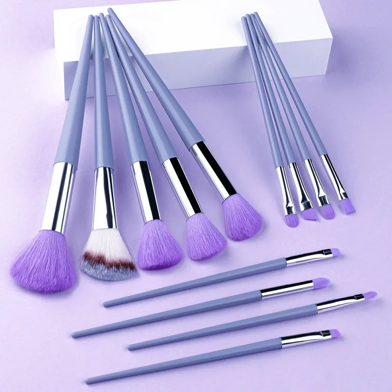 Conjunto de pincéis de maquiagem, 13 peças, profissional, base macia, pó, corretivo, sombra, delineador, blush, maquiagem cosmética, ferramenta de beleza — image 11