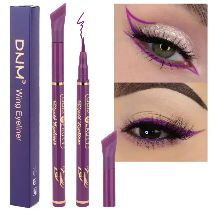 12 Colors Waterproof Rainbow Matte Colorful Liquid Eye Liner Pencil White Pink Color Eyeliner Pen Makeup Long-Lasting Cosmetics