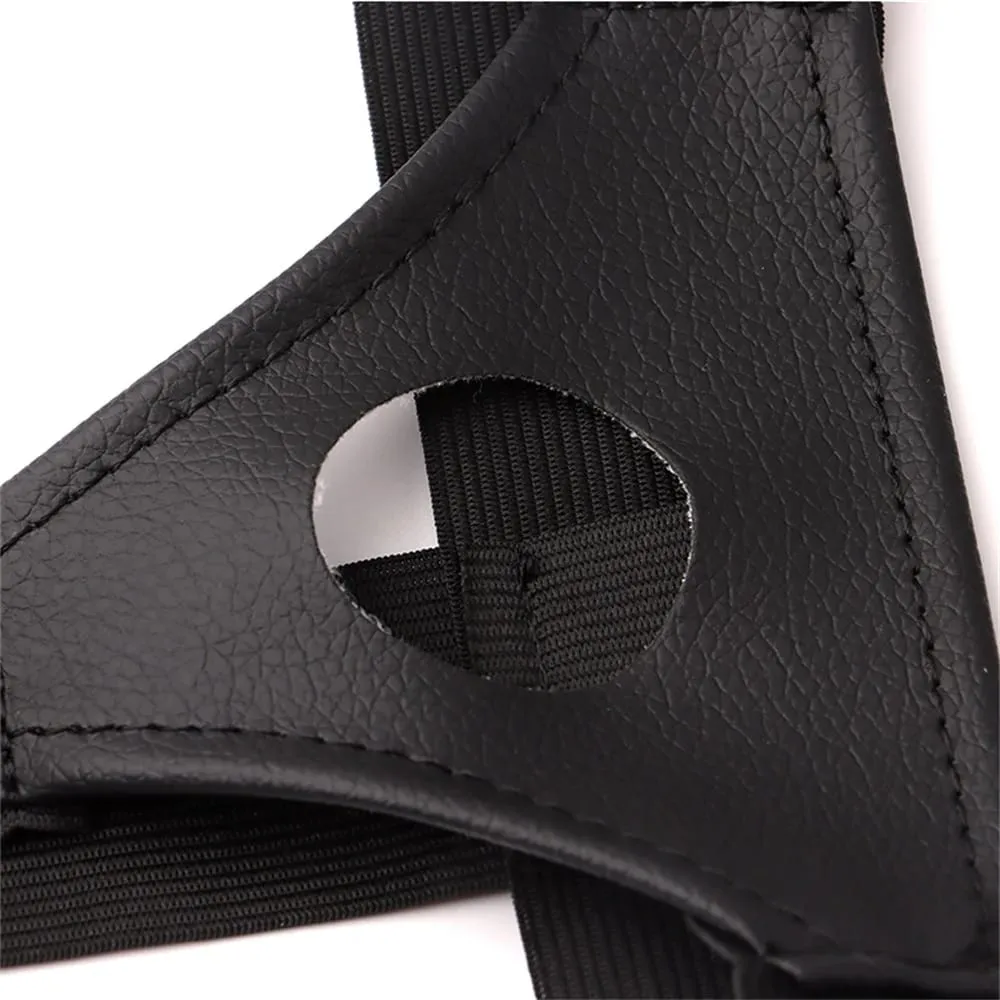 Men Strap On Dildo Panties Wearable Hollow Penis Lengthen Sleeve Strapon Harness Belt for Man Sex Toys For Woman