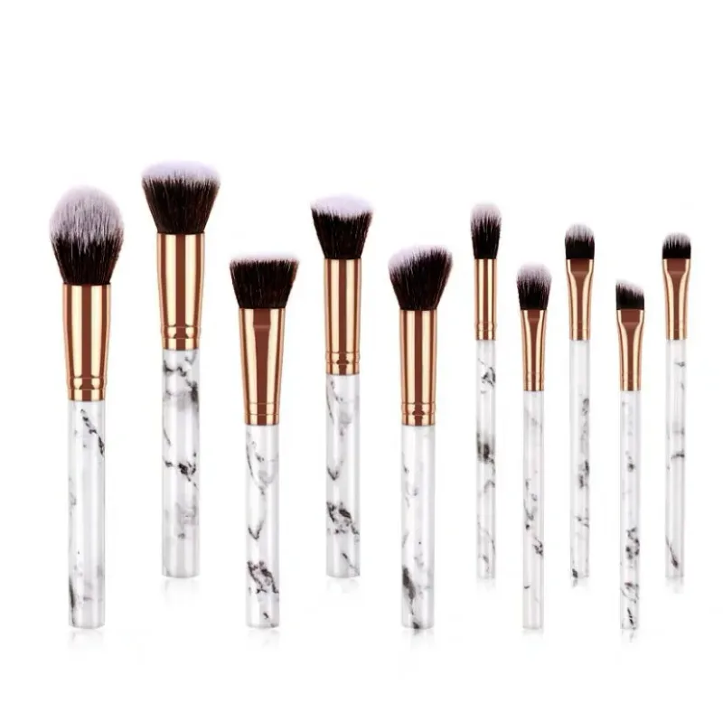 10PCS Makeup Brush Set Professional Super soft detail brush Blush Brush Foundation Concealer Eyeshadow Brush Lady Beauty Tool