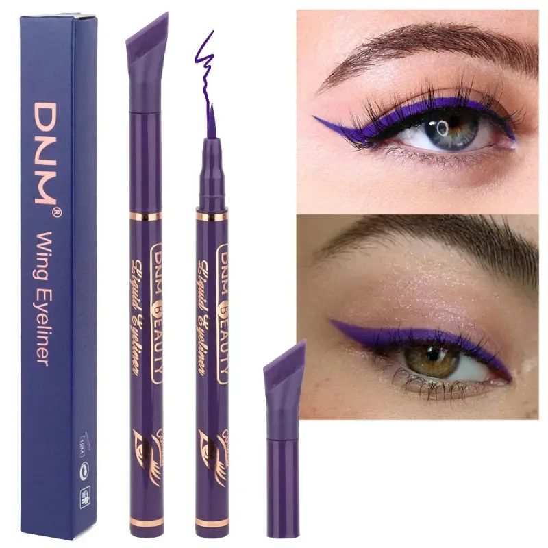12 Colors Waterproof Rainbow Matte Colorful Liquid Eye Liner Pencil White Pink Color Eyeliner Pen Makeup Long-Lasting Cosmetics