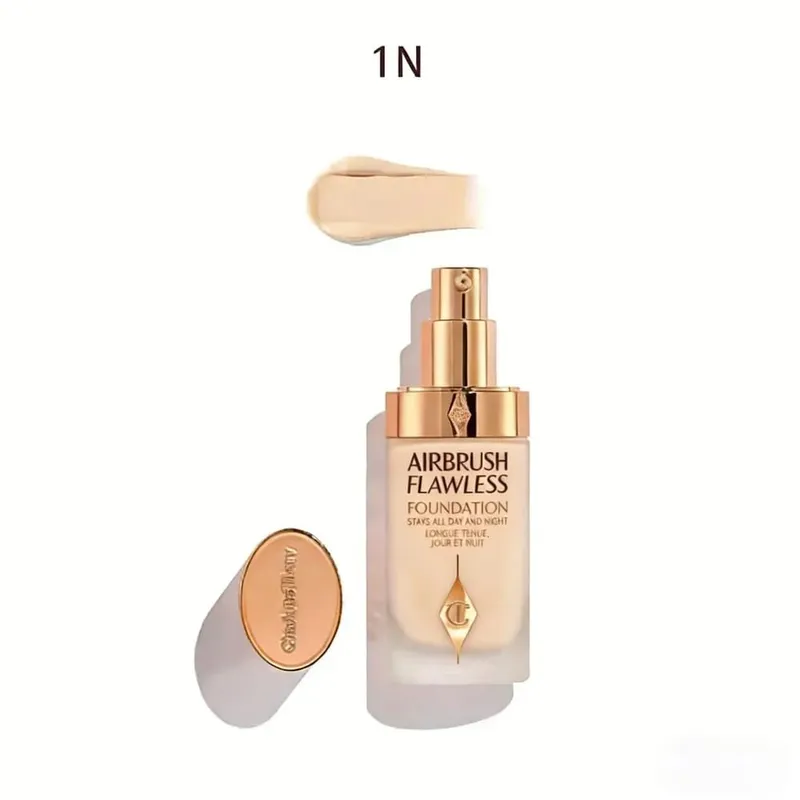 Charlotte Tilbury Airbrush Flawless Foundation Beautiful Skin Foundation Soft-matte Full-coverage Natural Foundation Radiant Glo