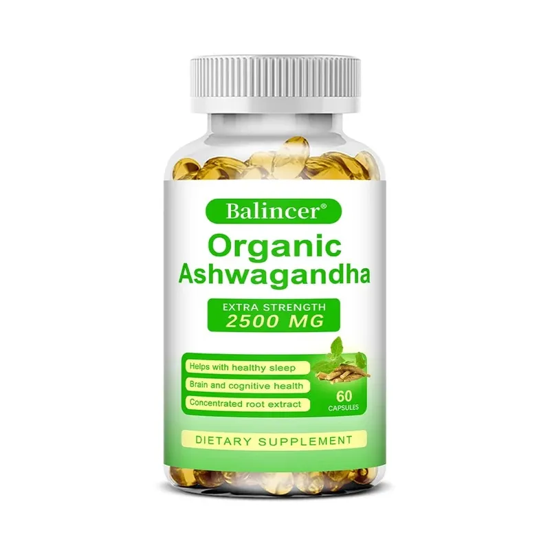 Ashwagandha 補充劑-支持大腦和記憶、提高注意力、耐力、改善情緒和睡眠- 120 粒膠囊