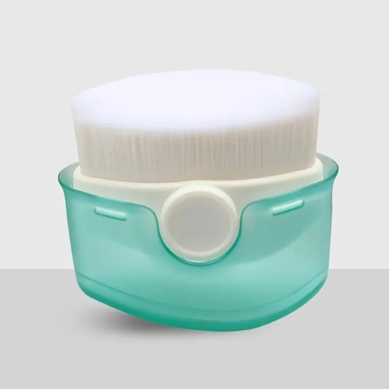 Pincel facial multiuso com estojo, base, blush, pó, creme líquido, ferramenta de maquiagem amigável para viagens — image 9