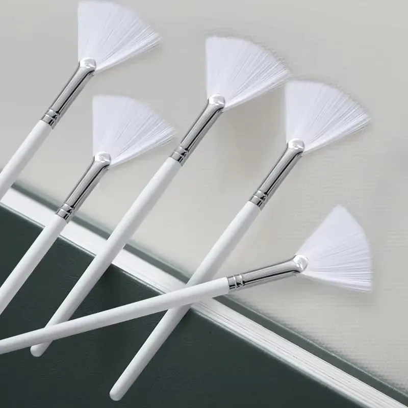 Conjunto de pincéis para máscara facial, faça você mesmo, pincéis aplicadores macios, ferramentas de maquiagem, inclui ventilador macio, pincéis faciais, pincel aplicador de ácido