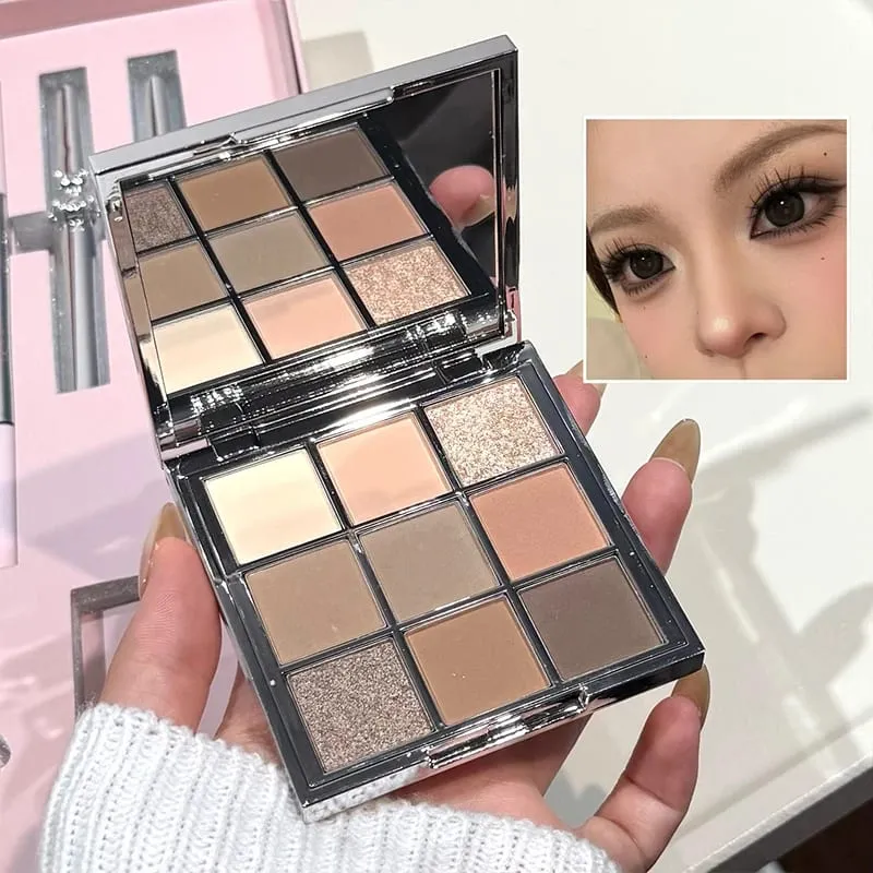 VALOR DA ARTE Os conjuntos de maquiagem facial incluem 4 lama labial 1 caneta para sobrancelha 1 rímel 1 sobrancelha matizada 1 pó prensado 1 blush 1 contorno 1 sombra