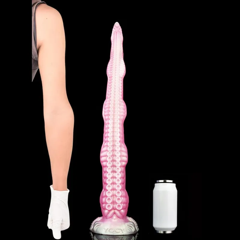 65cm longo butt plug com ventosa s m l xl xxl fantasia polvo perna vibrador anal contas 5 tamanhos brinquedos sexuais para mulher homem — image 20