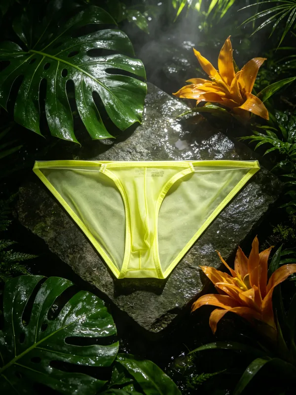 Moda masculina malha briefs cor sólida tecido elástico borda fina cintura baixa 3d bolsa design luz pura casa perto encaixe roupa interior