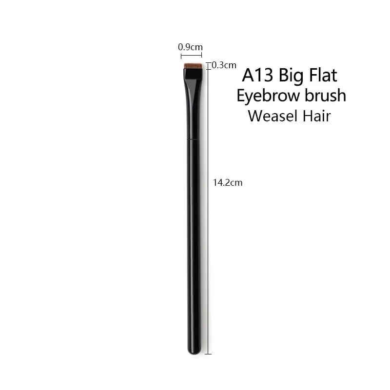 1pc Super Thin Angled liner Make up brush Eye brow Synthetic hair Makeup brushes Fine Eyebrow sharp cosmetic tools Professional