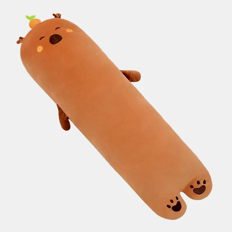 Travesseiro decorativo capivara de 70cm, confortável, estilo fofo, almofada macia, sofá-cama, travesseiro de abraço para decoração de casa